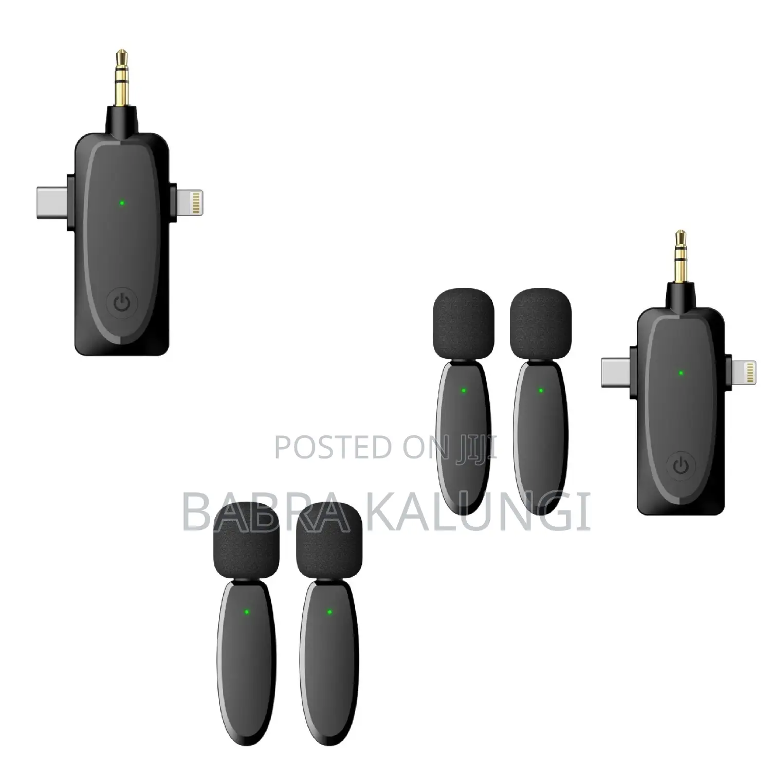 3 in 1 Mini Microphone Wireless Lavalier Microphones