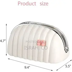Plastic Shell Shaped Creamy Tissue Box Bag
