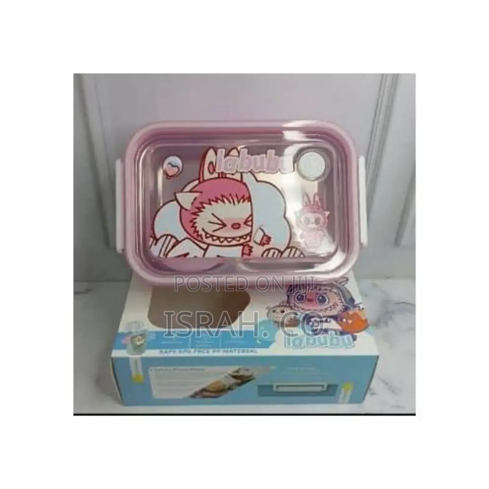 Portable 2 Compartment Insulated Duoble Layer Lunch Box