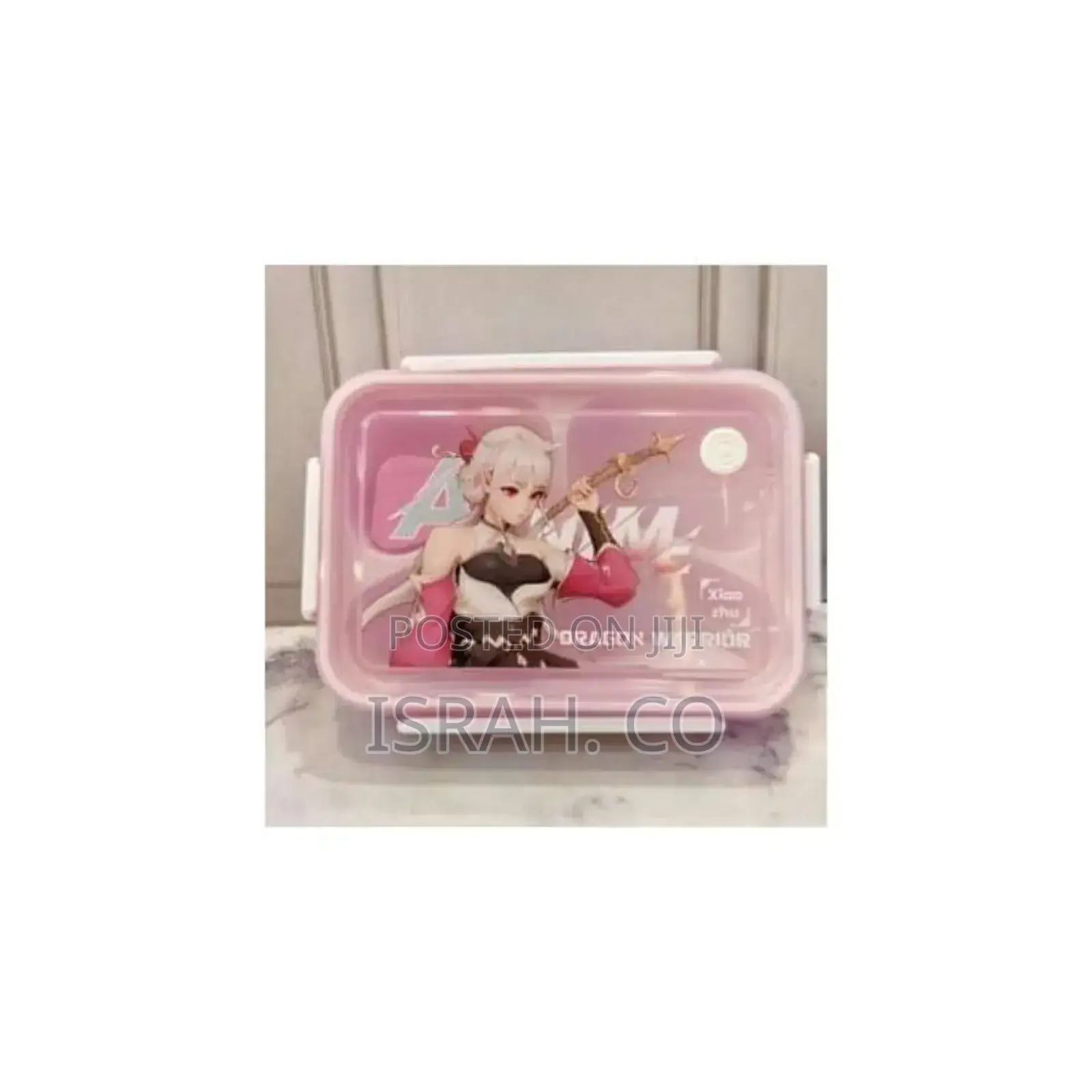 Portable 2 Compartment Insulated Duoble Layer Lunch Box