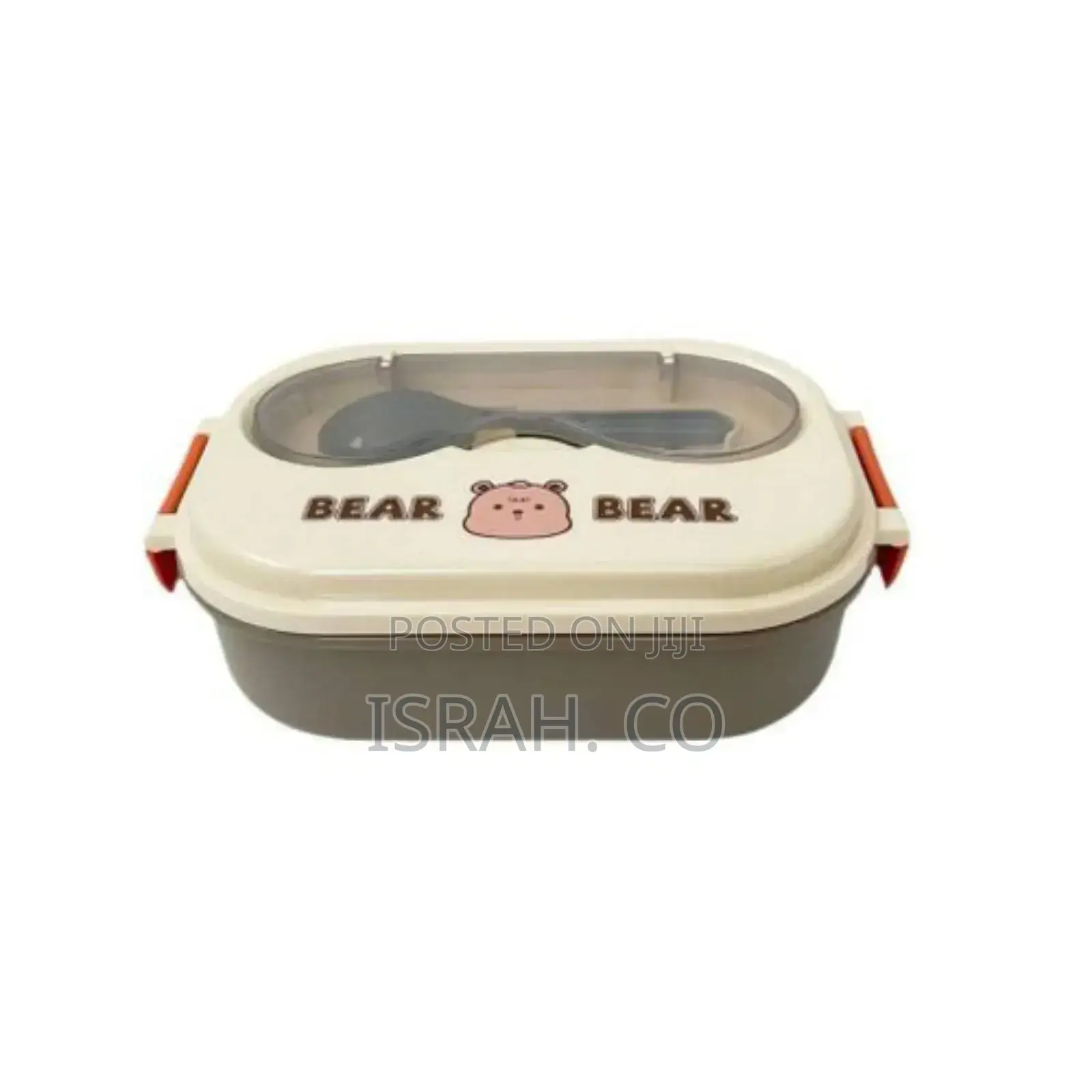Portable 2 Compartment Insulated Lunch Box Stainless Steel
