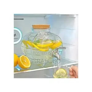 Beverage Dispenser With Leak-Proof Spigot, Drink Decanter