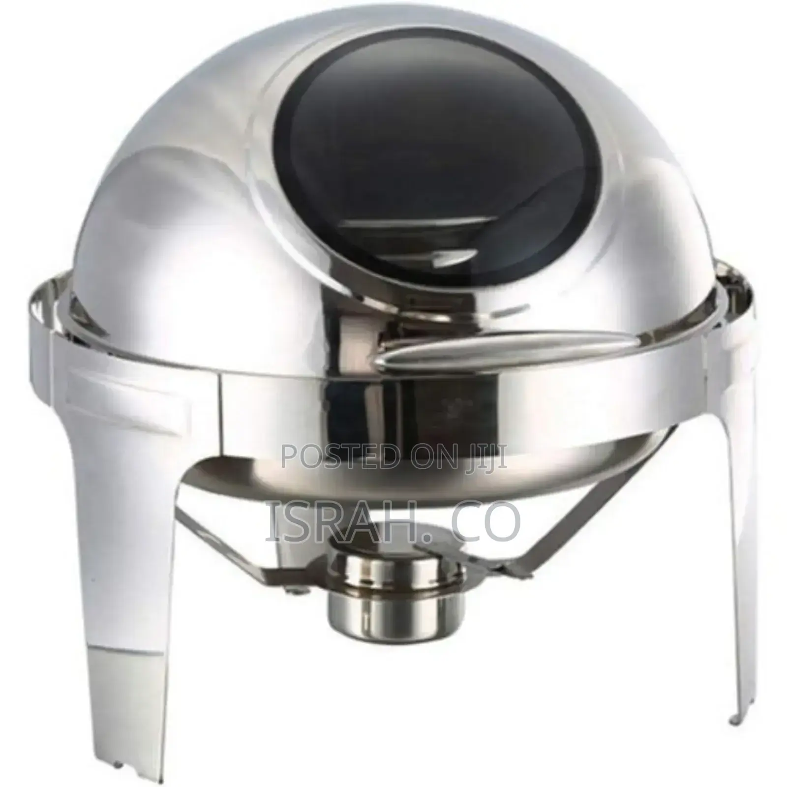 6.6l Round Roll Top Glass Window Stainlesssteel Chafing Dish