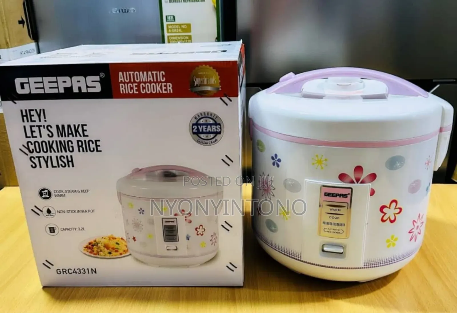 Geepas 3.2litres Automatic Rice Cooker