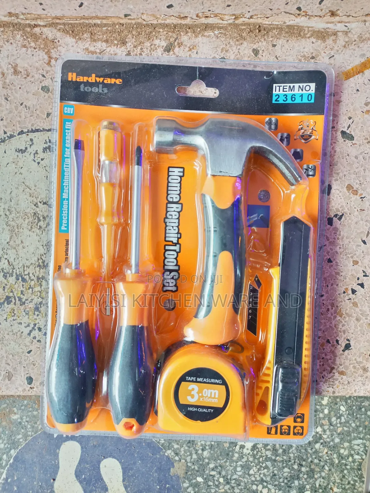 Home Repair Tool Set - 6-Piece Hand Tool Kit