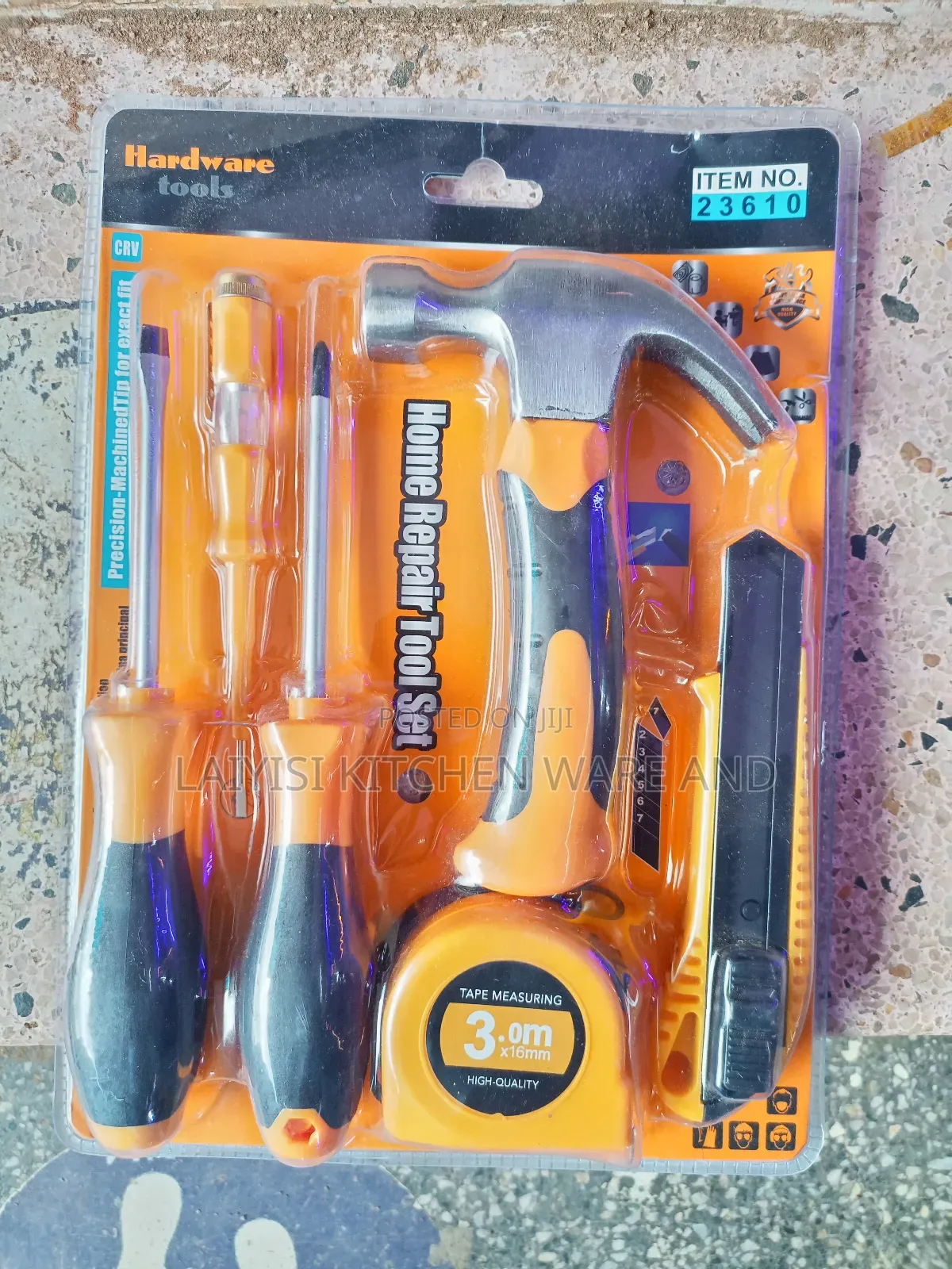Home Repair Tool Set - 6-Piece Hand Tool Kit