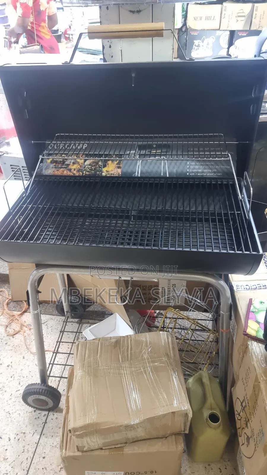 BBQ Grill Large Stainless Steel Charcoal BBQ