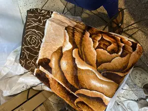 Brown Floral 5kg Blanket