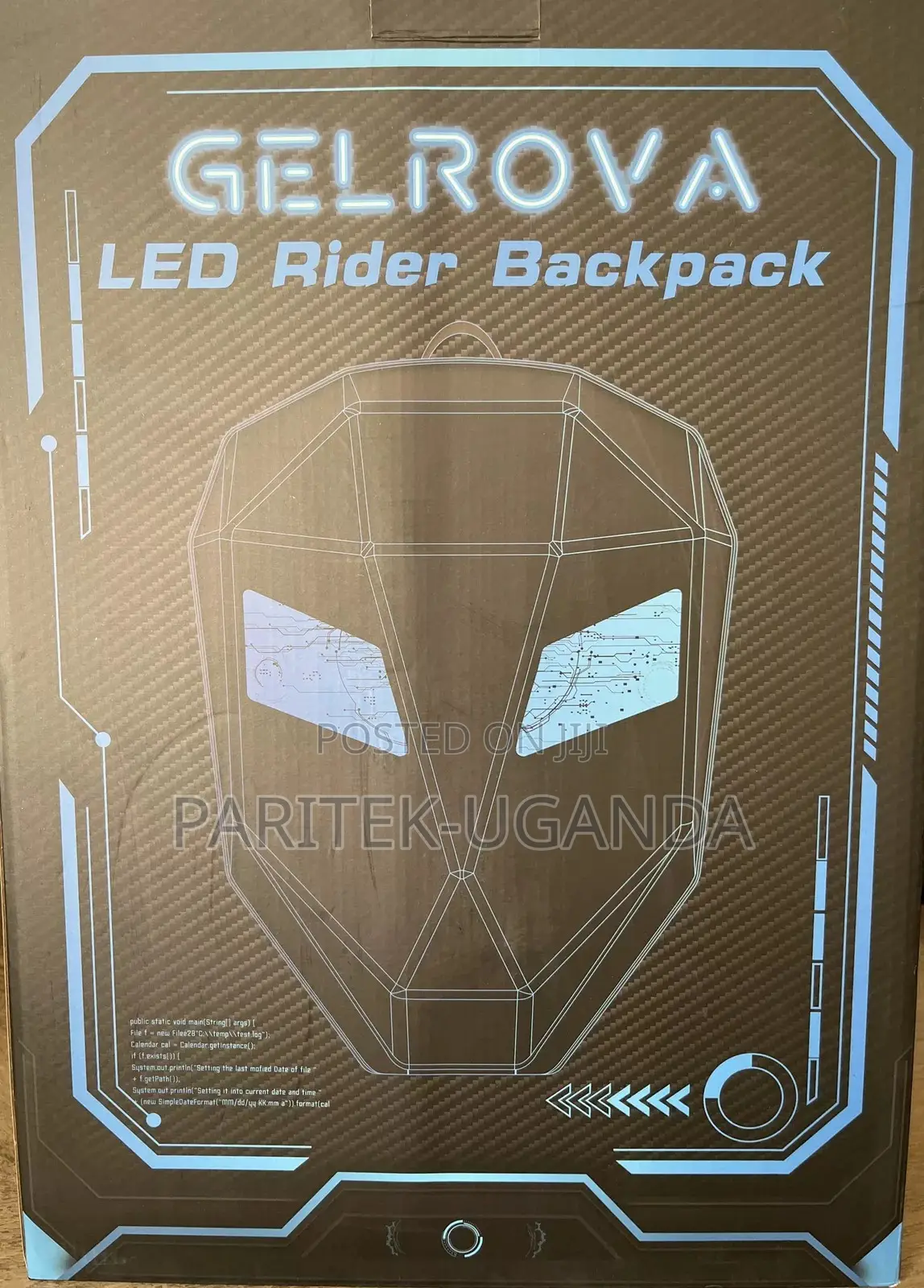 Gelrova Knight Led Motorcycle Backpack With App Control