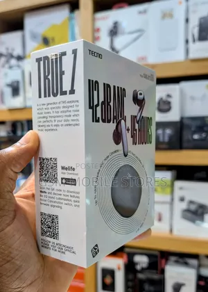 Tecno-True-1-Tu01 Anc Heavy Bass Wireless Headphones