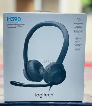 Logitech Usb Headset H390 With Noice Cancelling Mic