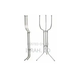 Stainless Steel Space Saving Chrome Wine Bucket Stand
