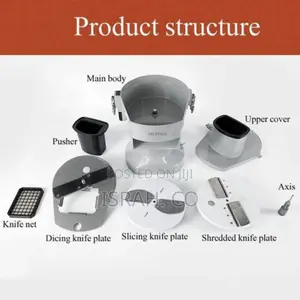 3 In1 Automatic Commercial Stainless Fruit Vegetable Chopper