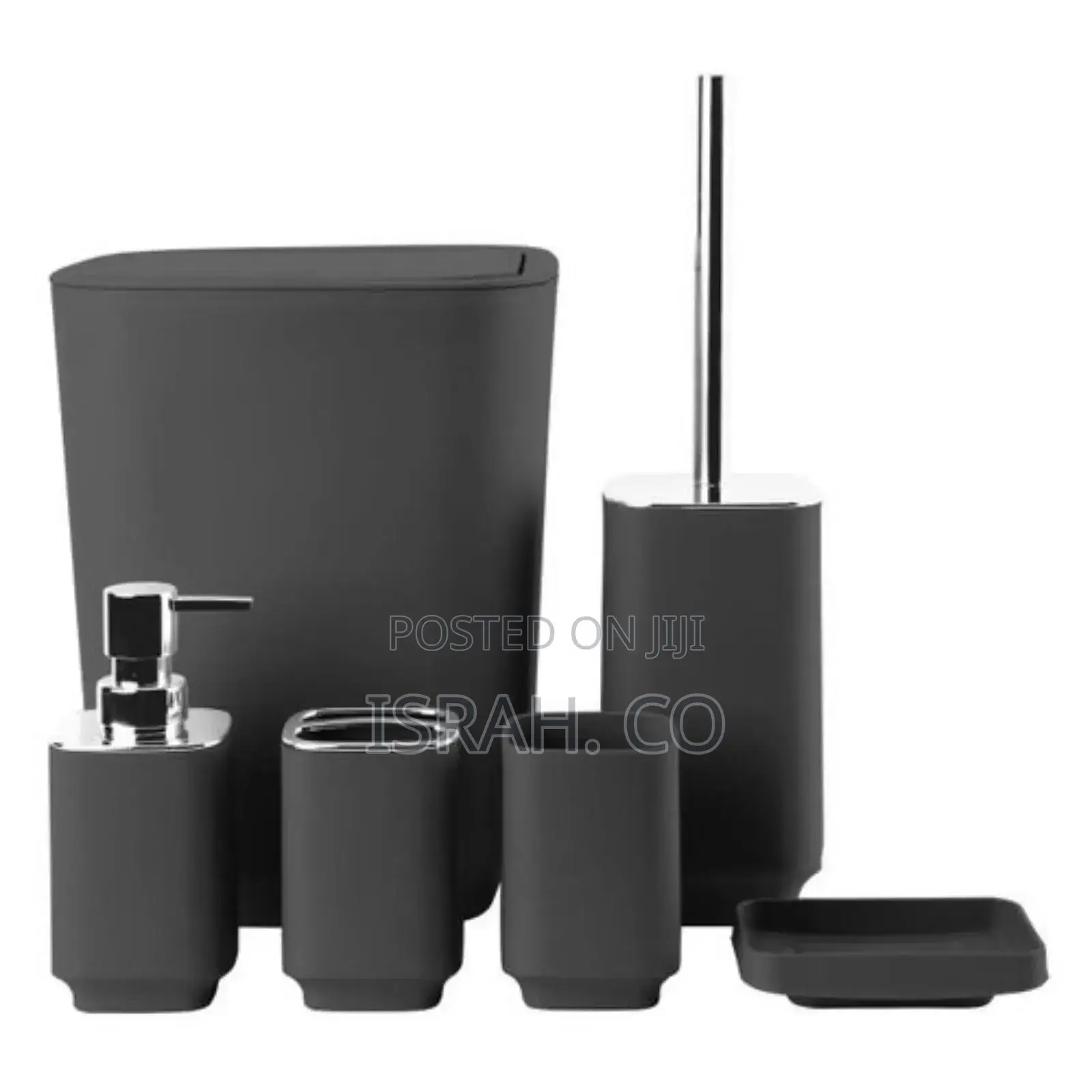 Bathroom Textiles Set Black