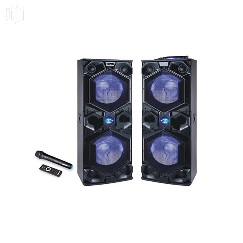 Geepas Professional Active Speaker System 80000 PMPO