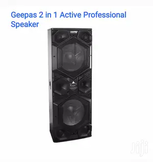 Geepas Professional Active Speaker System 80000 PMPO