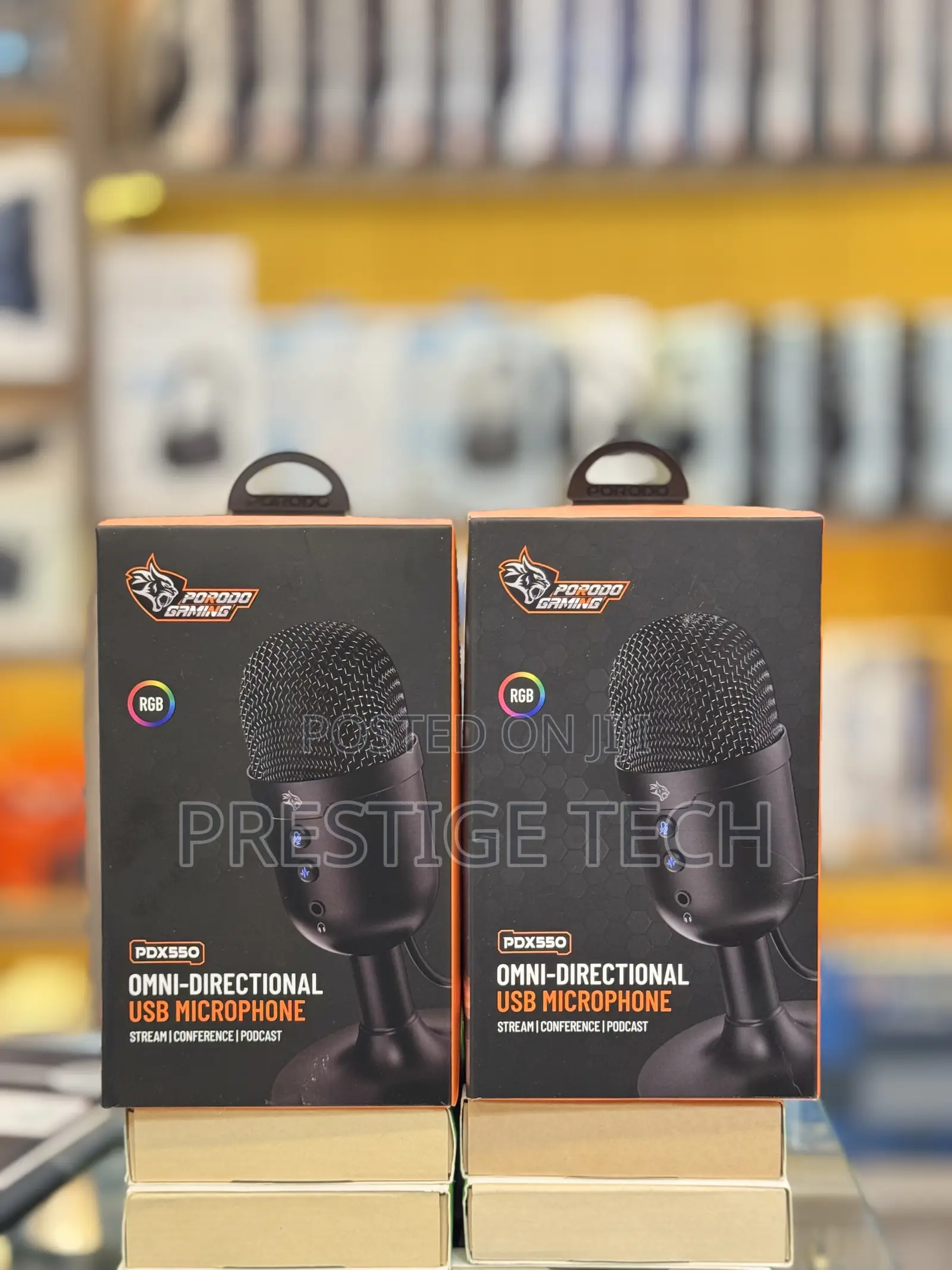 Porodo Omni Directional Usb Microphone