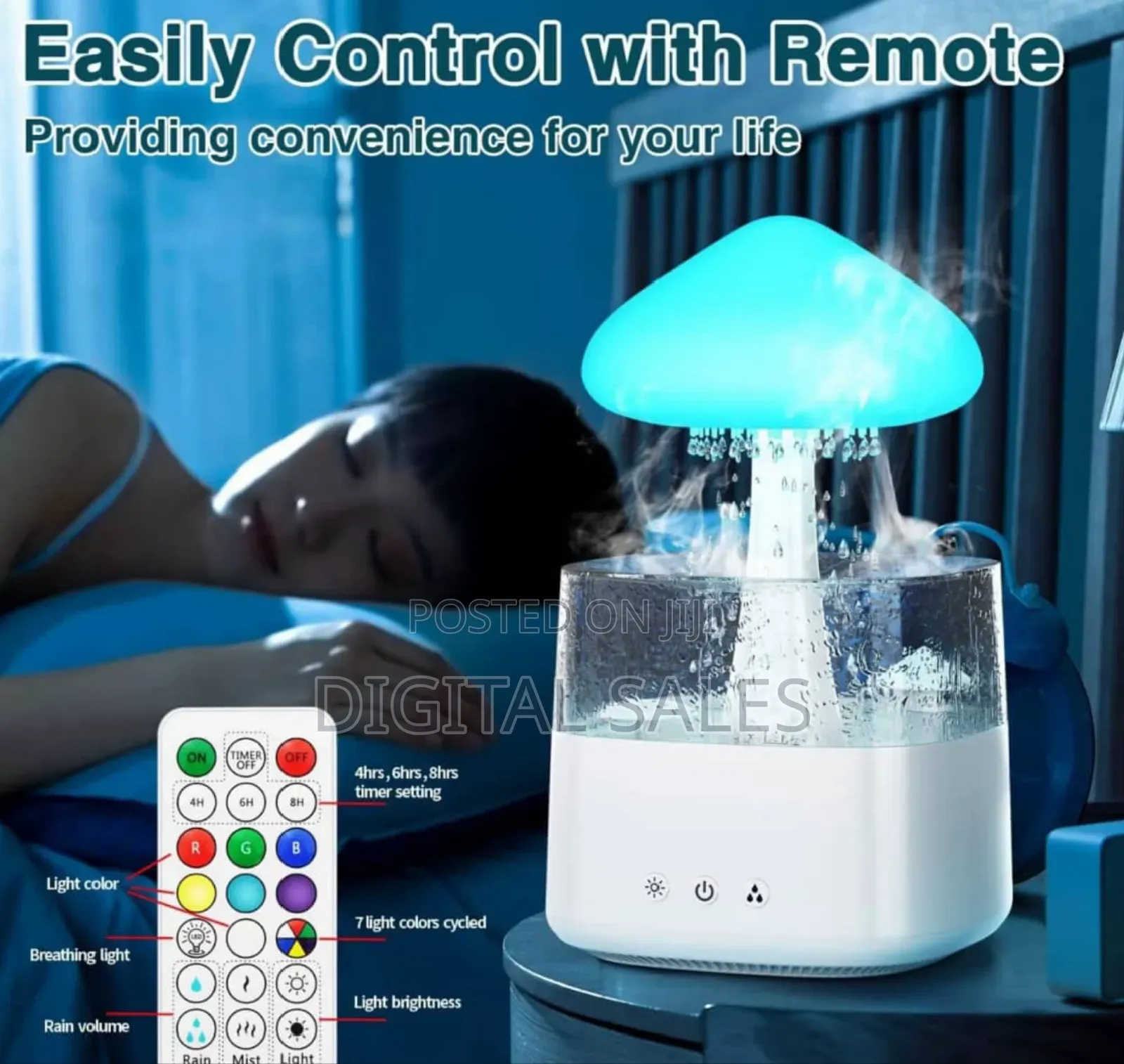 New Portable Rain Cloud Humidifier