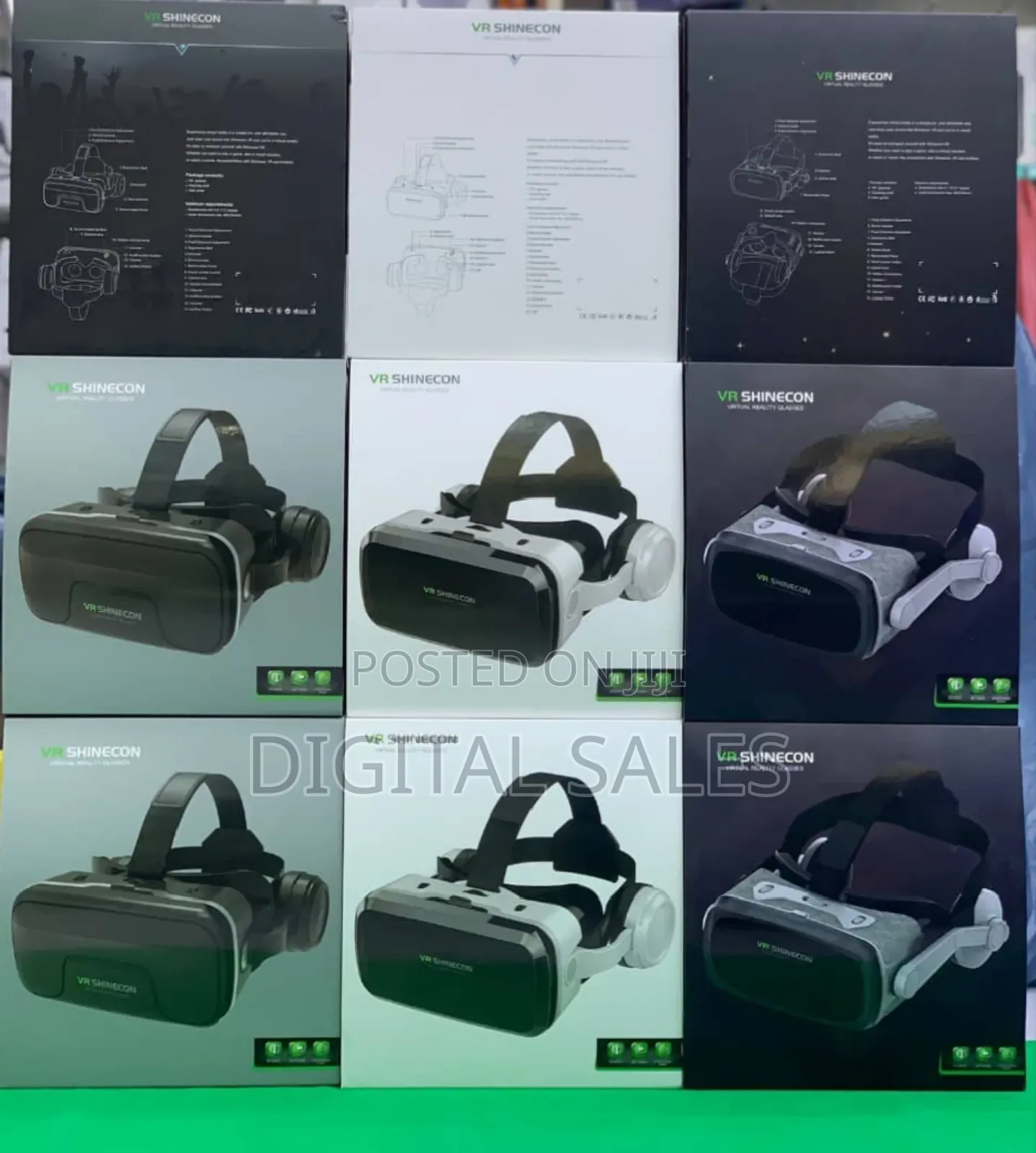 Virtual Reality Headset With Bluetooth Headphone