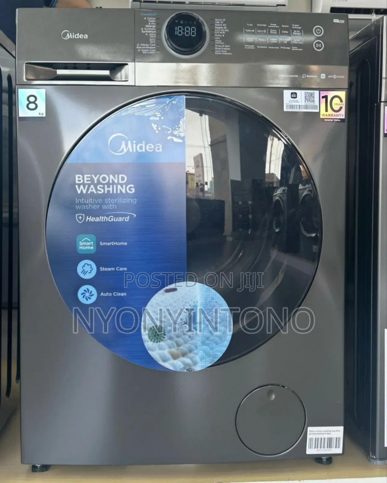 Midea 8kg Frontloader Automatic Washing Machine Mf200w80wb/T