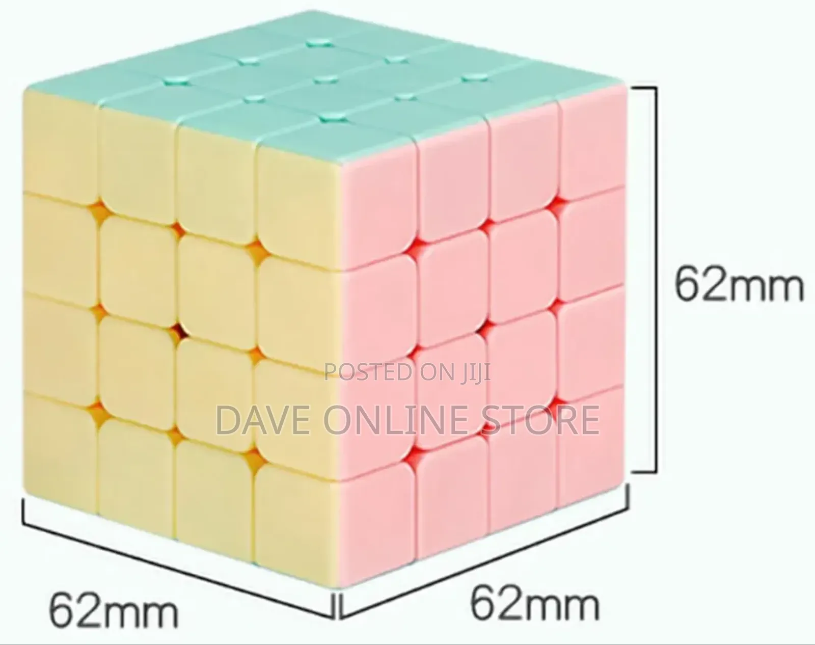 4x4x4 Stickerless Magic Cube Puzzle Cube Toy