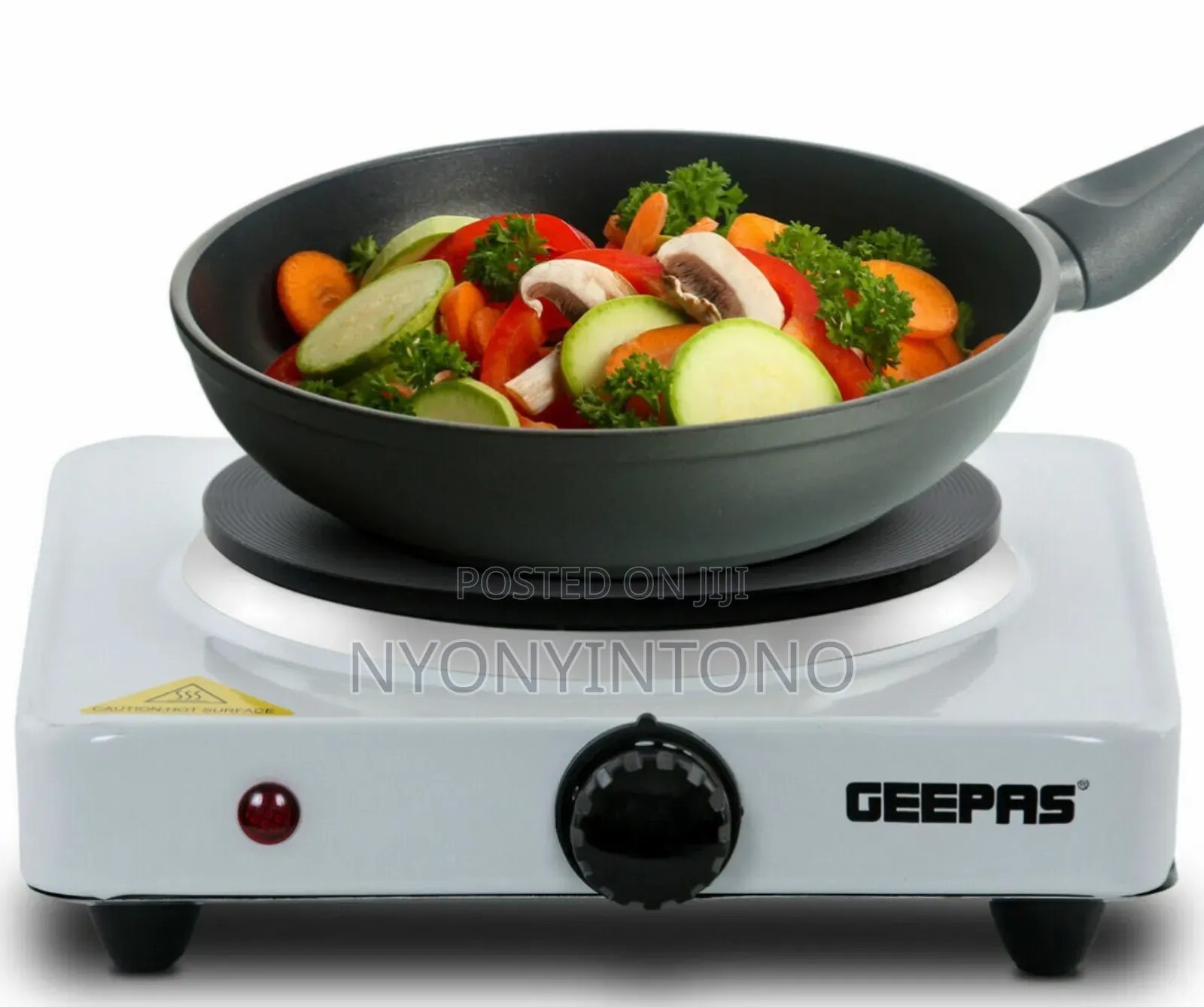 Geepas High-Quality Single Solid Hot Plate 2yrs Warranty