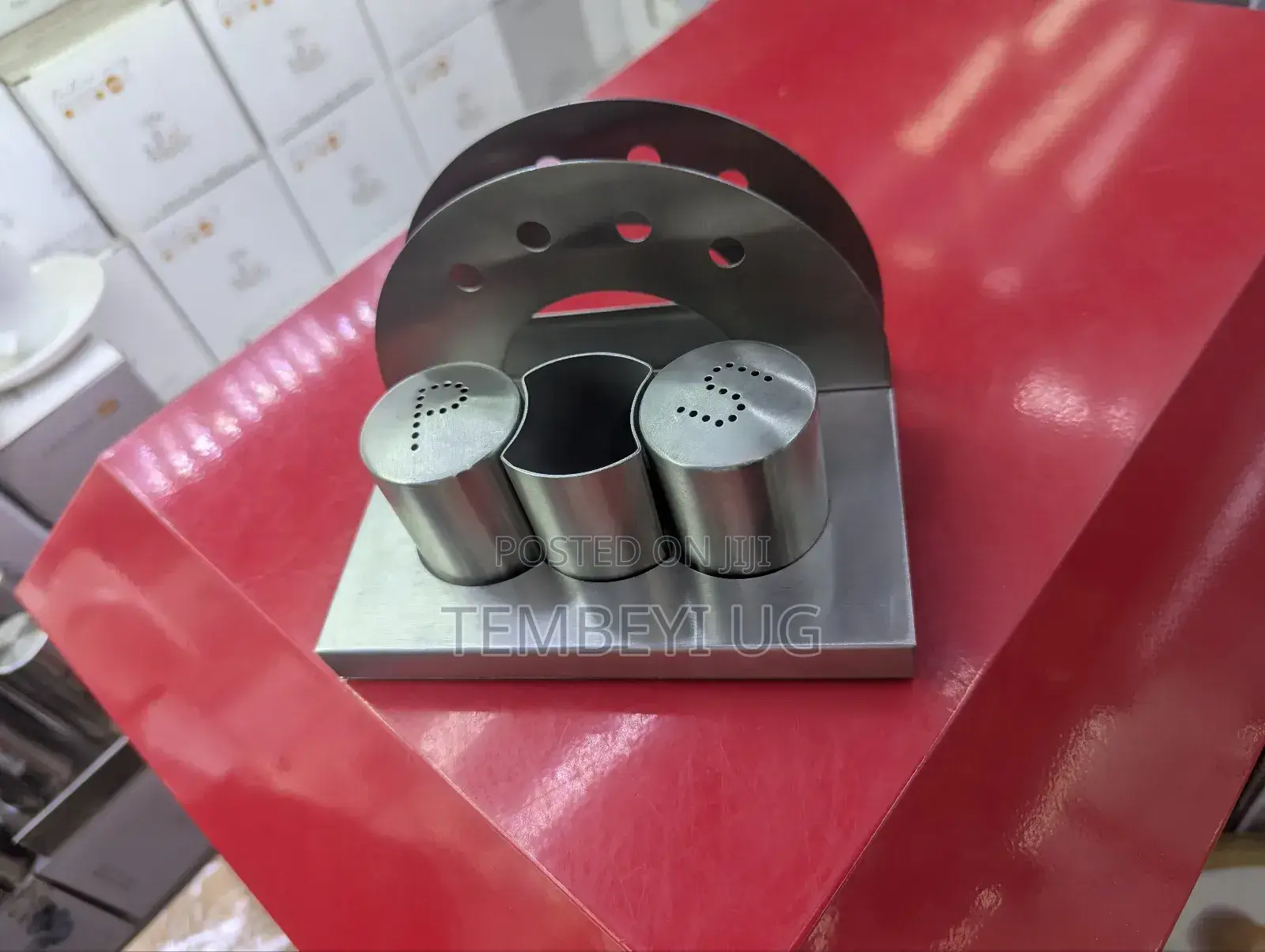 Salt Shaker Set, Napkin Holder