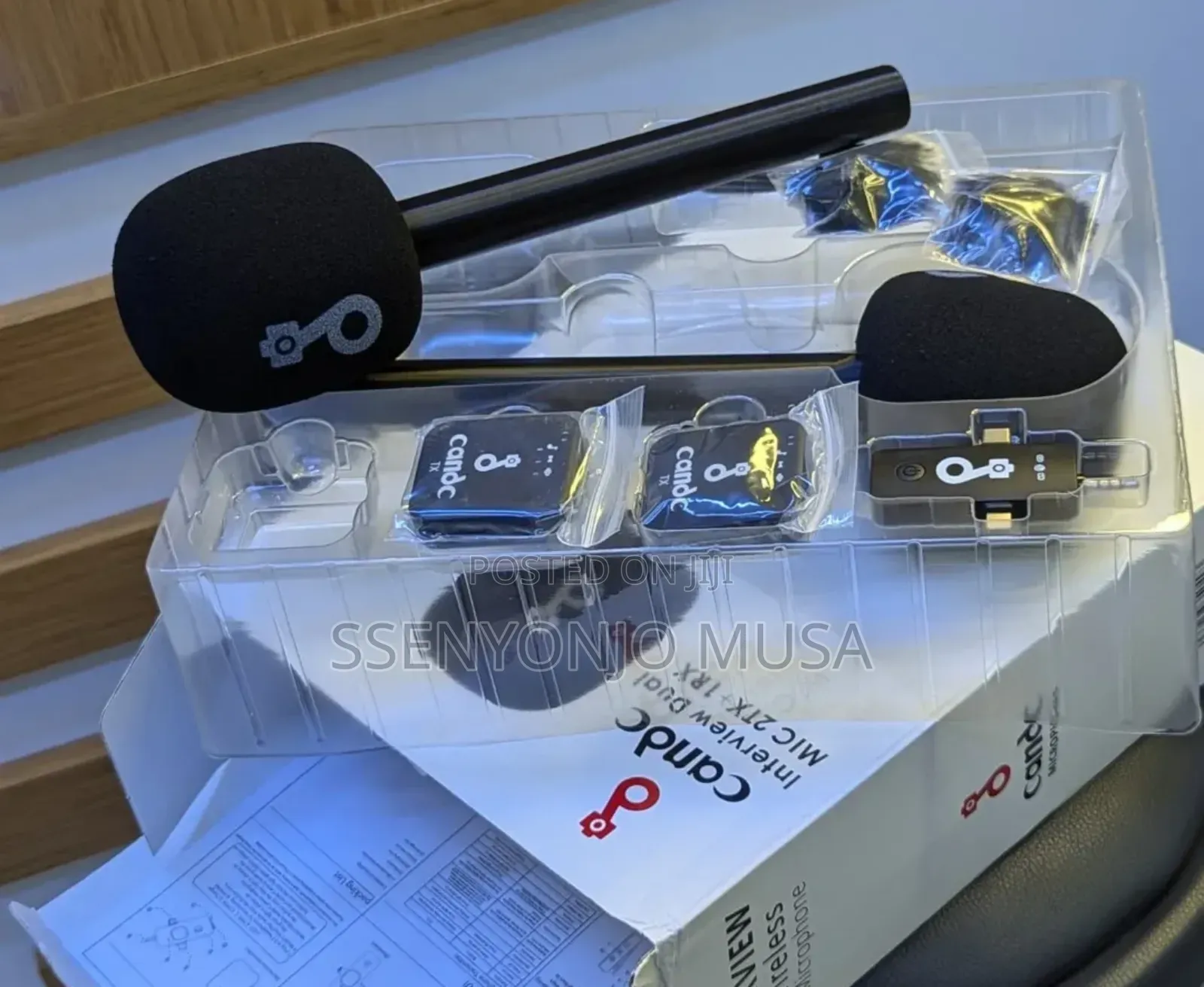 Candac Dual Mic Wireless Interview System 2tx+1rx