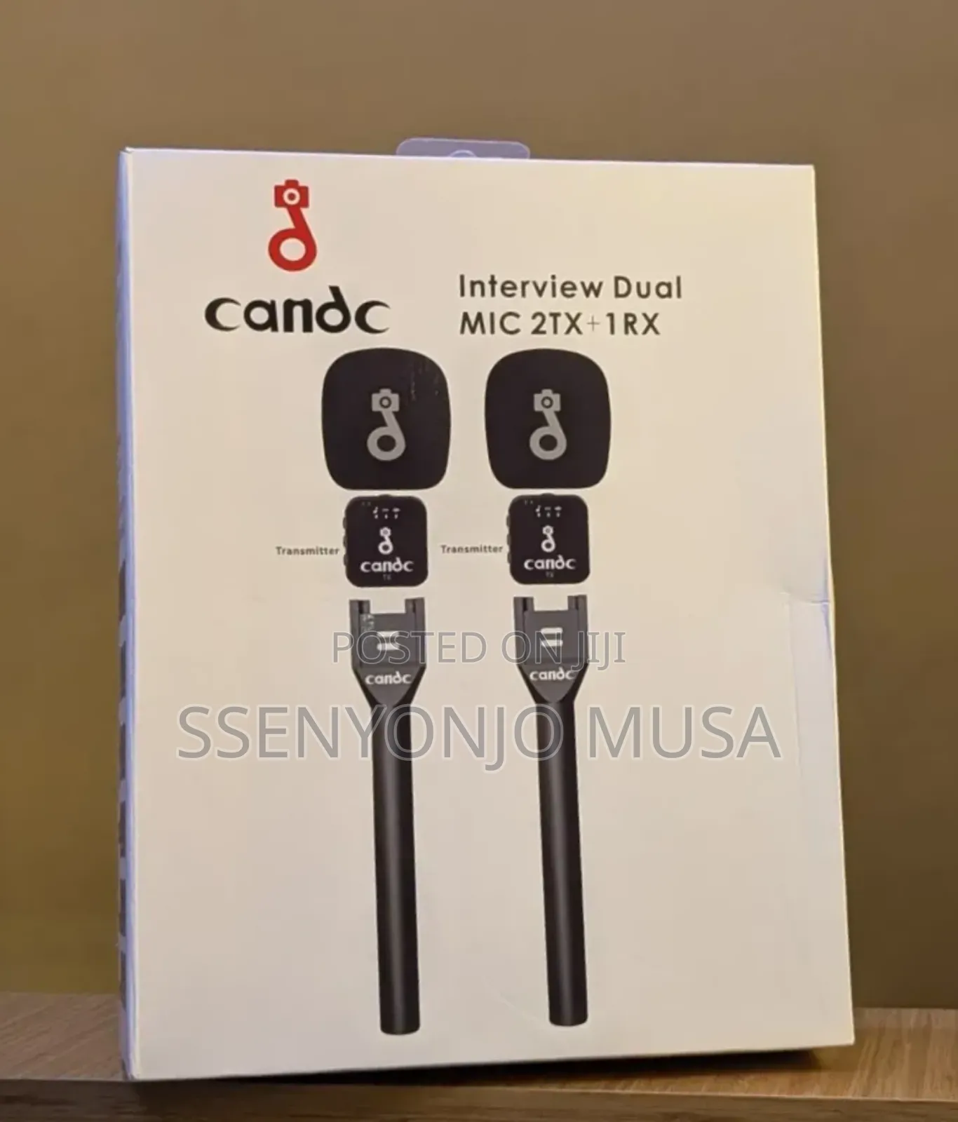 Candac Dual Mic Wireless Interview System 2tx+1rx