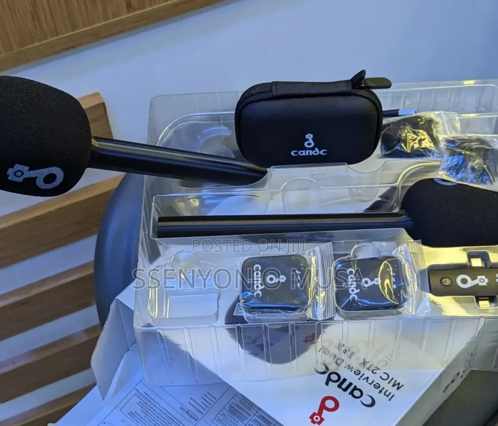 Candac Dual Mic Wireless Interview System 2tx+1rx