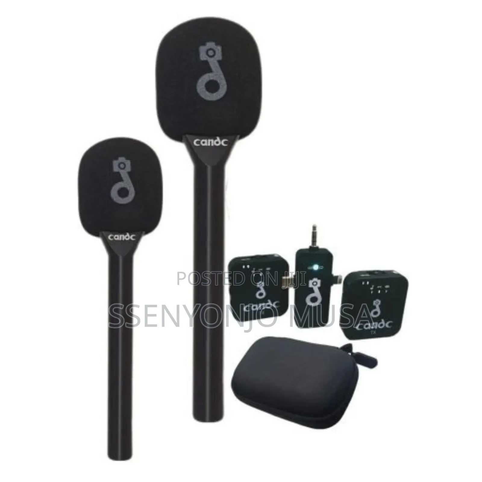 Candac Dual Mic Wireless Interview System 2tx+1rx