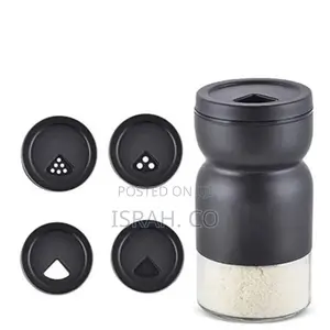 Vintage Salt and Pepper Shaker Set Black