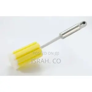 1 Piece Foam Material Reusable Baby Bottle Brush,