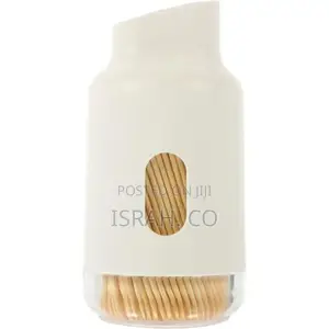 1pc Wooden Toothpicks Tabletop Holder