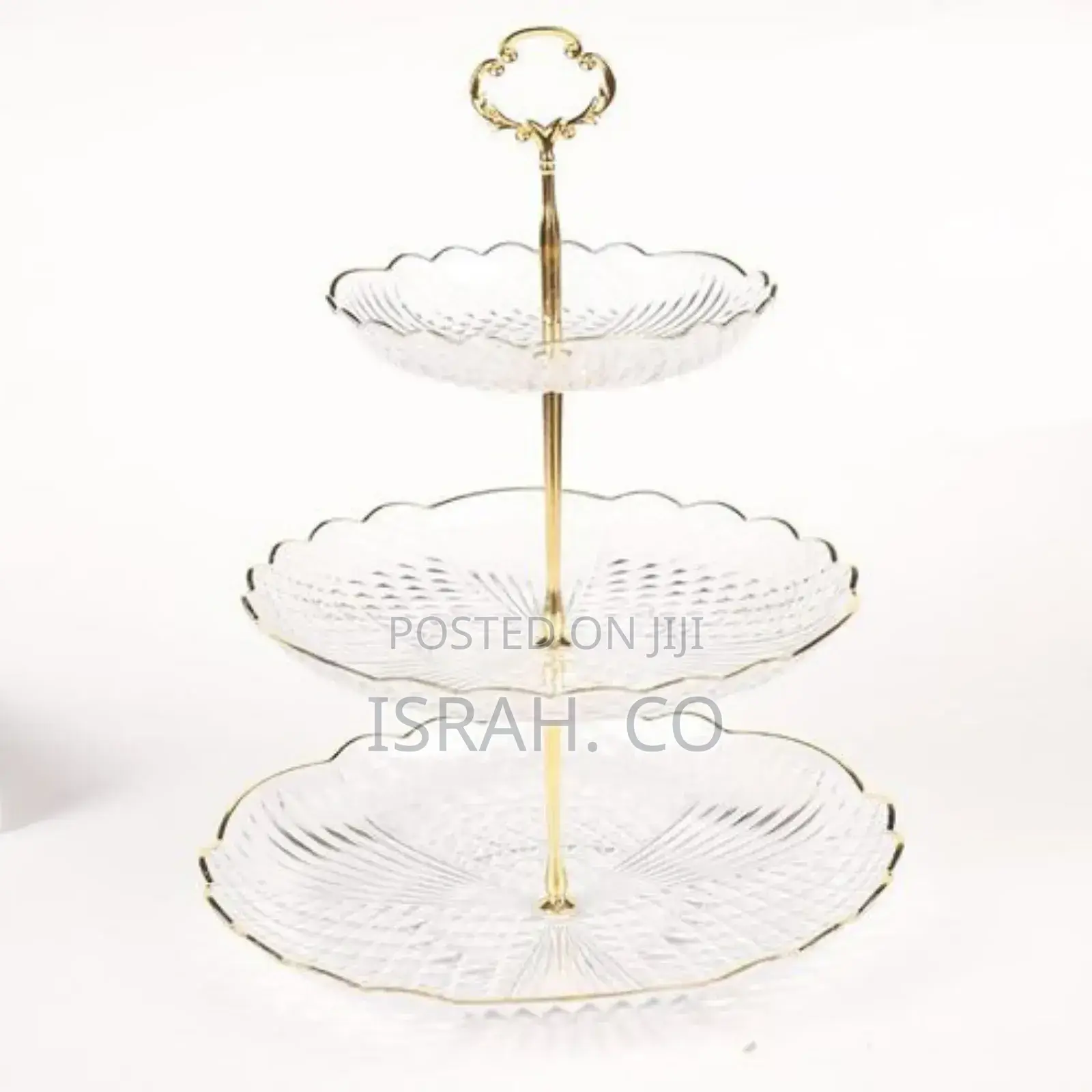 Transparent Luxury Serving Fruit Tray Display Rack Buffet