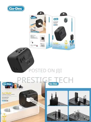 Go Des 4in1 World Universal Travel Adapter Pd 20w