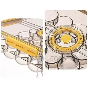 24 Grids Stackable Clear Egg Storage Box Transparent