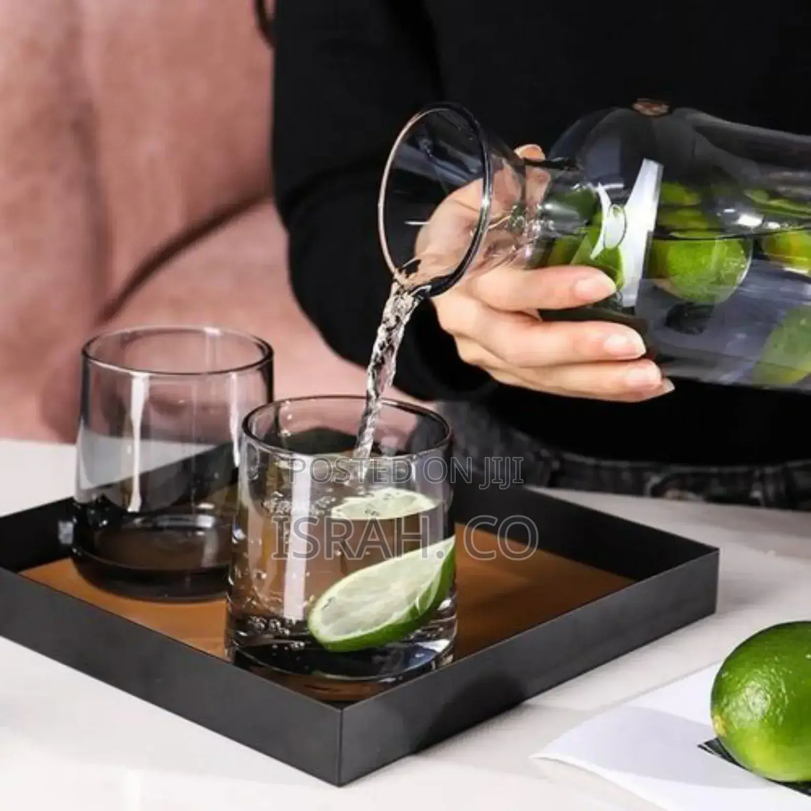 1.2l Juice Beverage Watercarafe Kettle Borosilicate Ball Lid