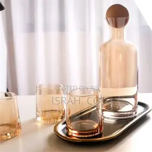Iced Tea Pot Set With 4 Cups Heat-Resistant