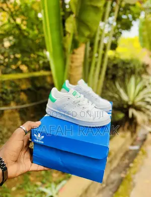Original White/Green Kid’S Adidas Stan Smith Kid’S Sneakers
