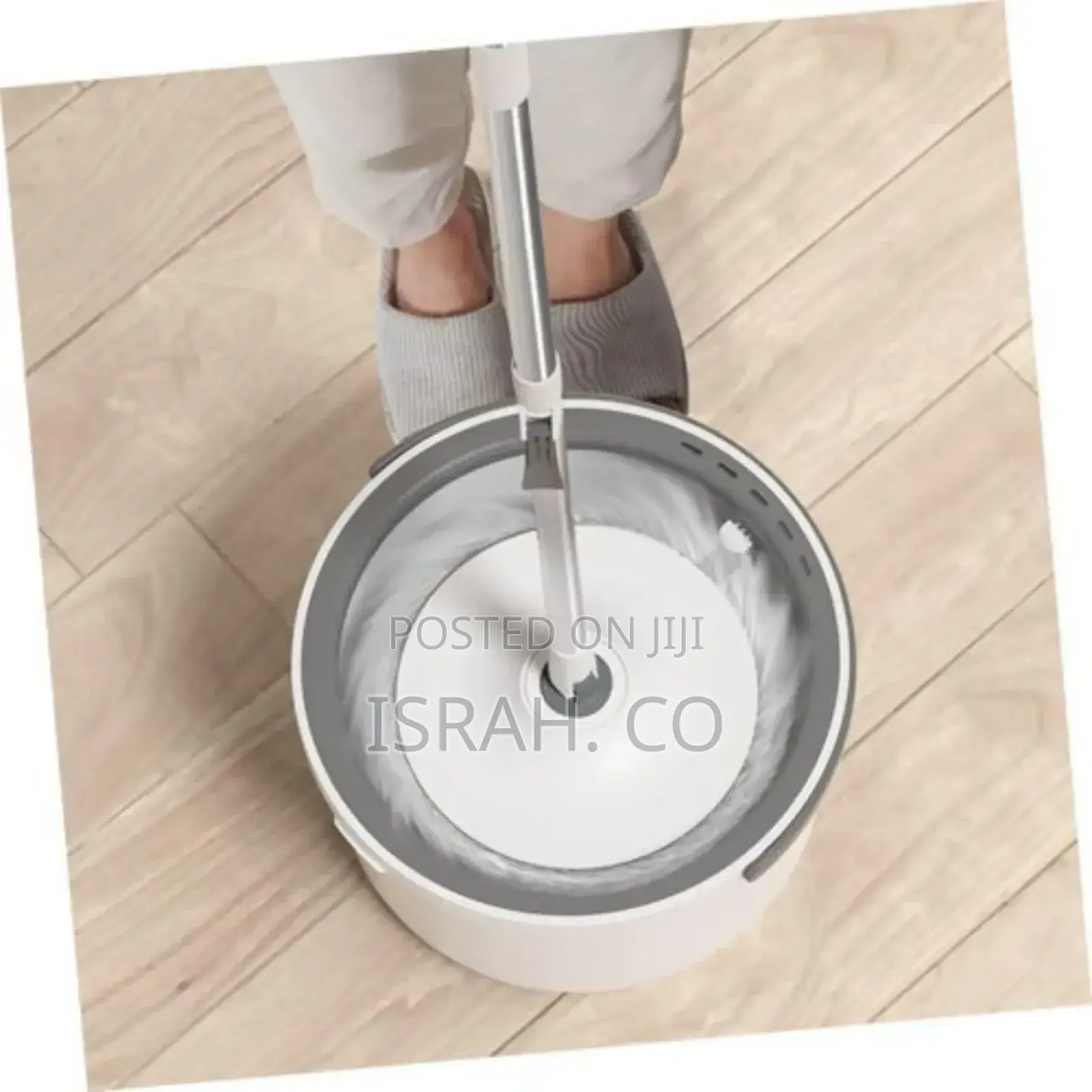 Disc Bucket Spinning Mop 360° Round Cleaning Mop