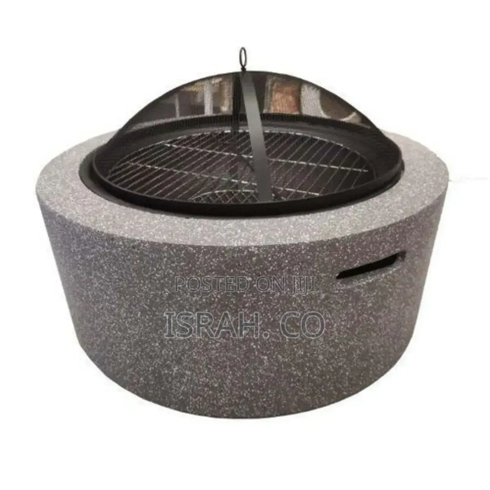 2in1 Fire Pit With BBQ Cooking Grill Shelf for Outdoor