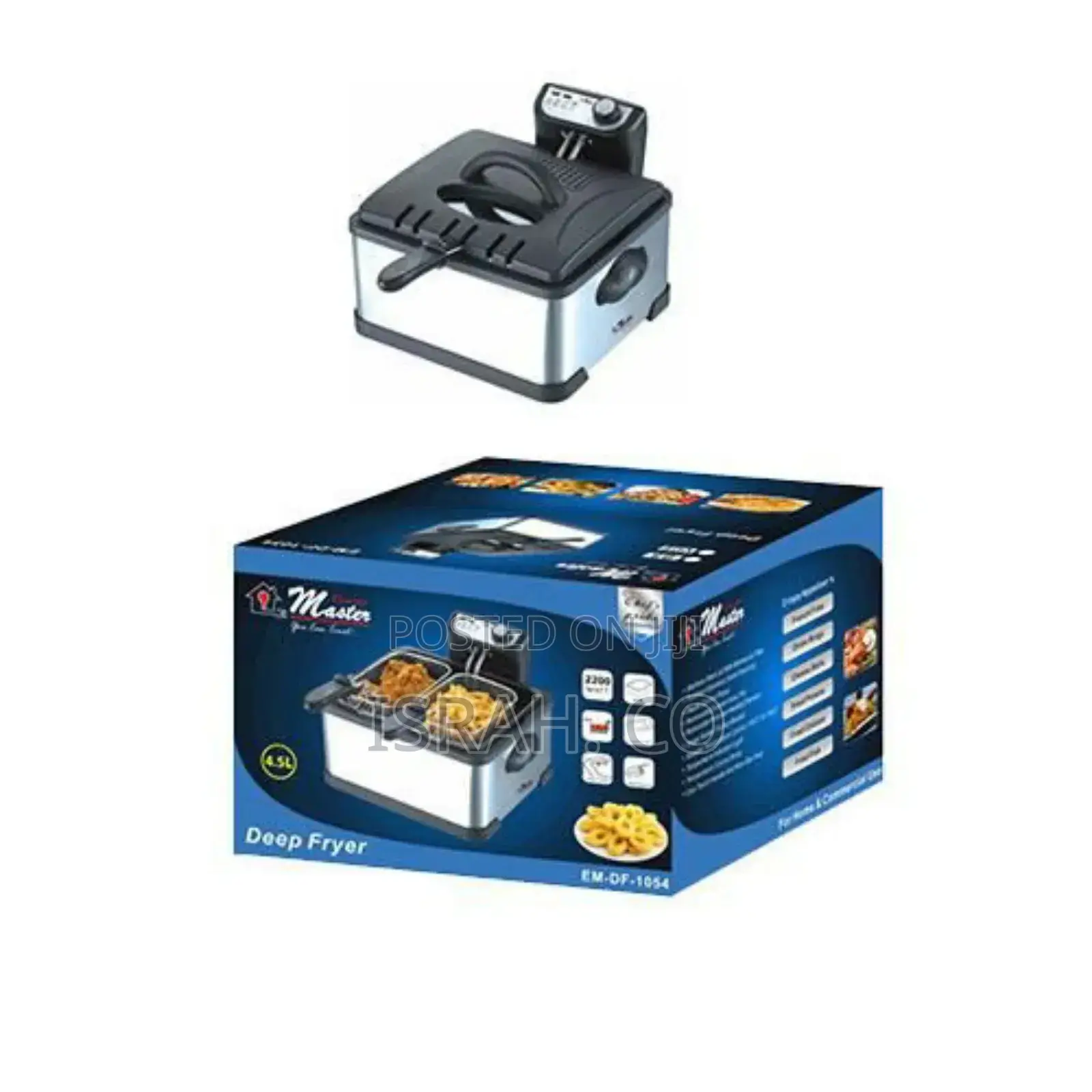 Electro Master 4.5l Electricdeep Fryerwith Oil Filter System