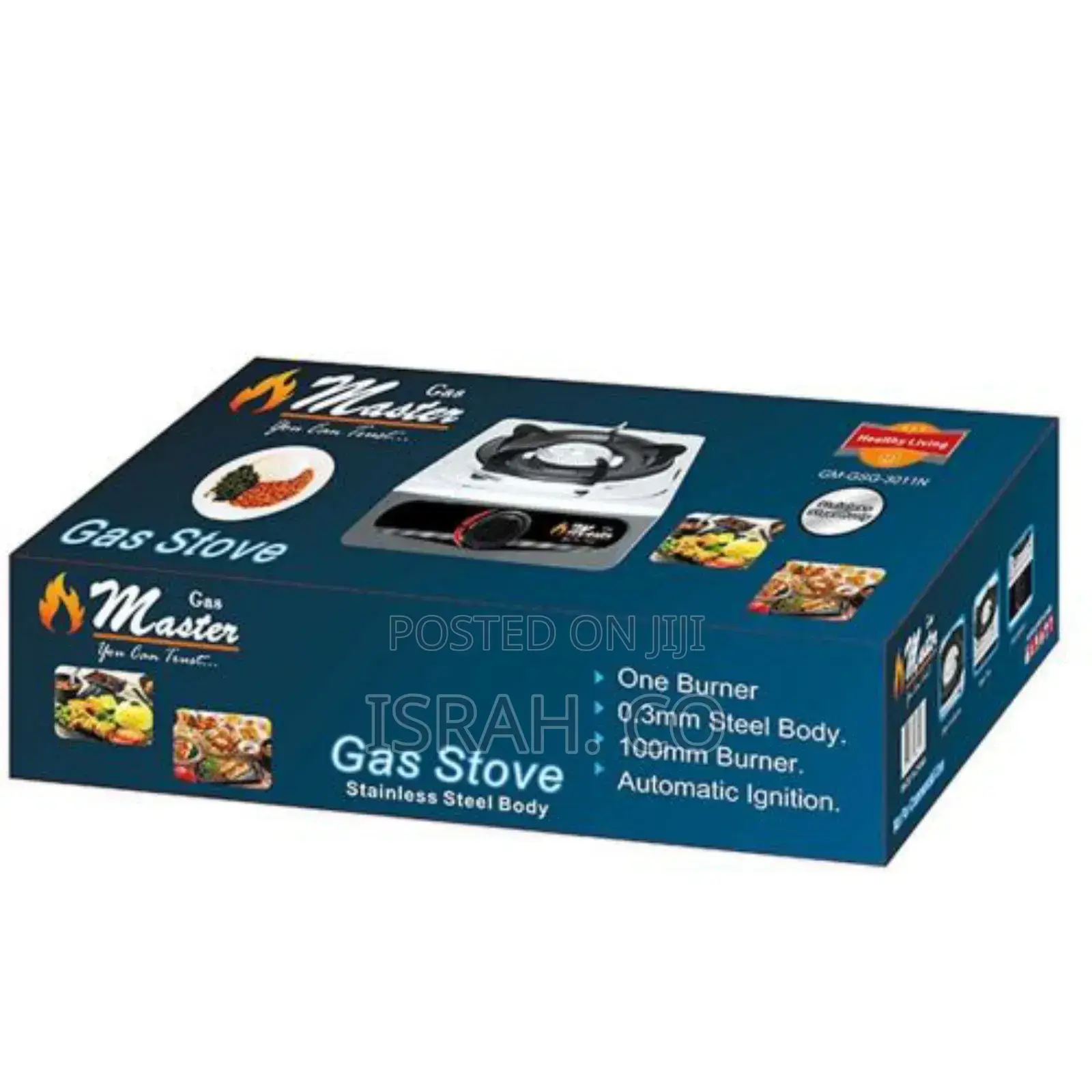 Electro Master Single Burner Gas Cooker Table-Top Hob