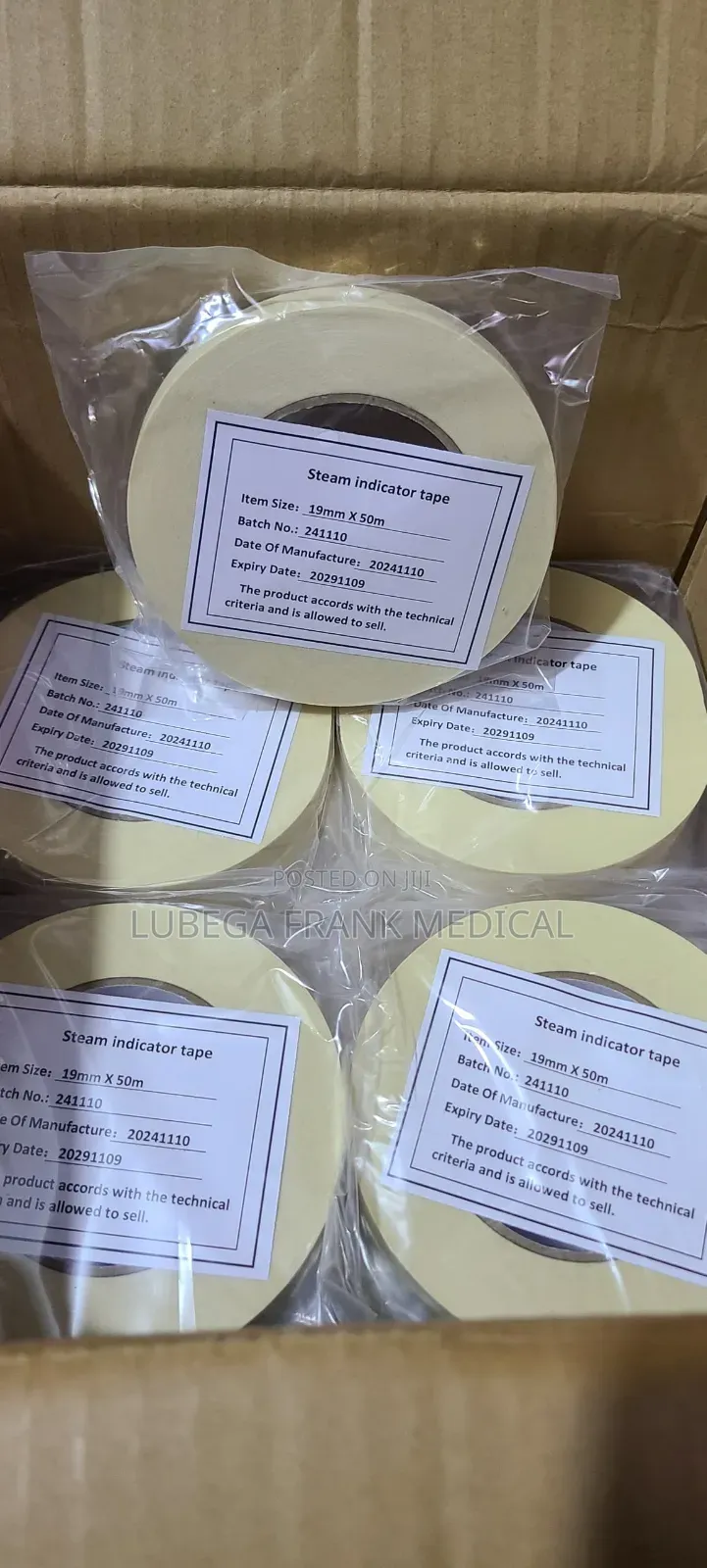 Steam Indicator Masking Tape