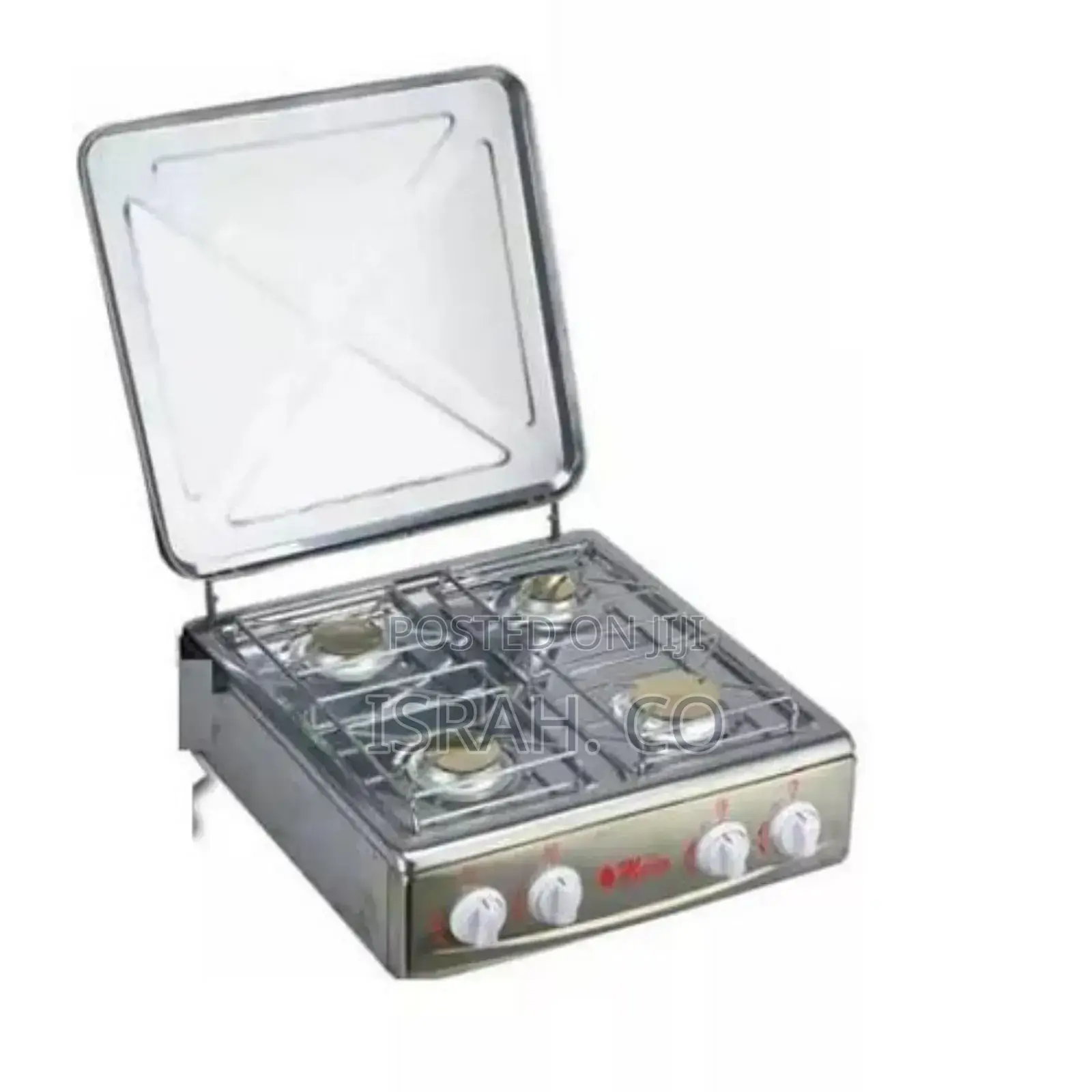 4 Burner Gas Stove Camping Manual Ignition Control Knob