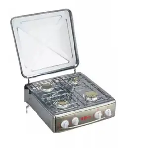 4 Burner Gas Stove Camping Manual Ignition Control Knob