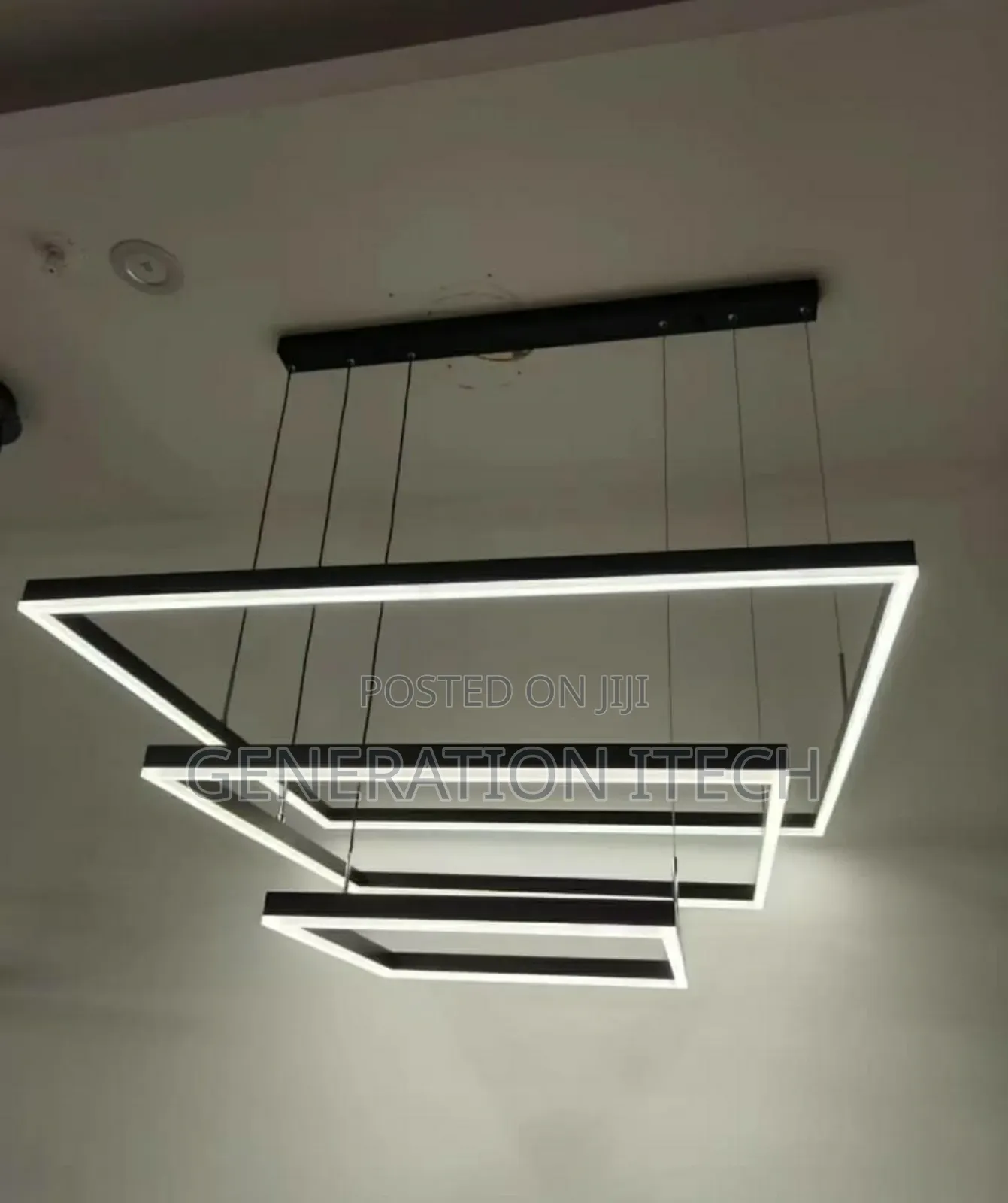 Led Pendant Chandelier With 3 Lights for Home or Office