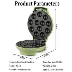 Raf Electric Takoyaki Maker, 12 Holes Takoyaki Pan