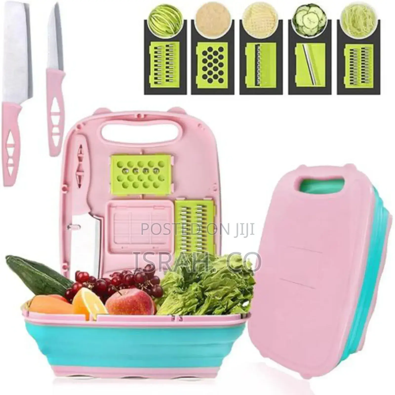 Camping Cutting Board, 9-in-1 Multi Collapsible Cutting